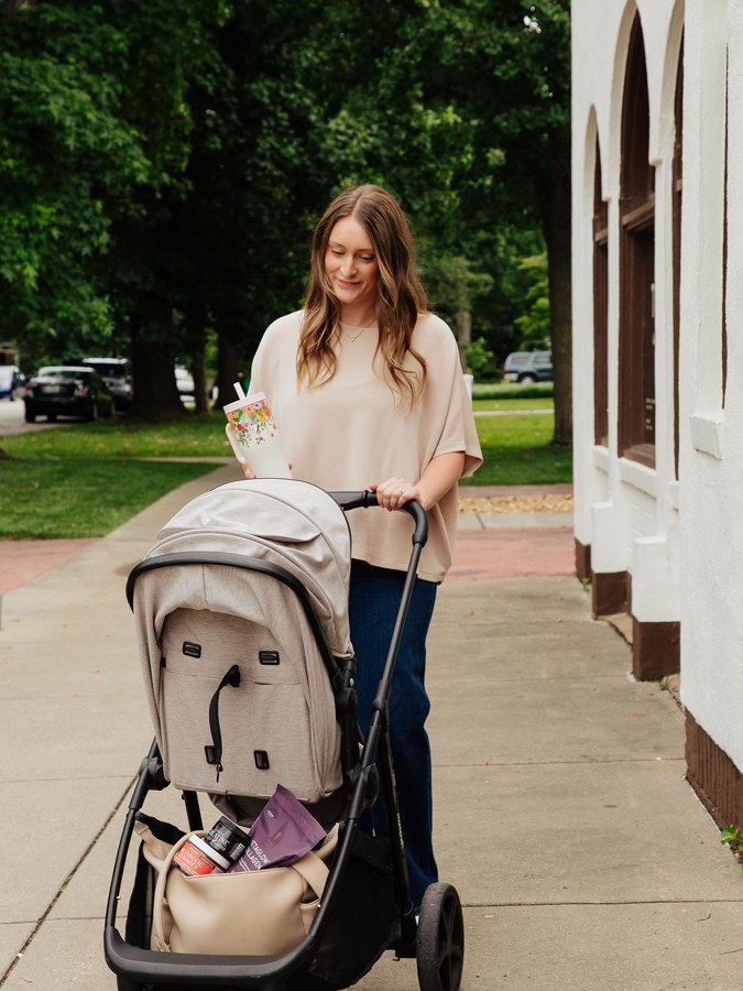 A Zend customer out with her baby